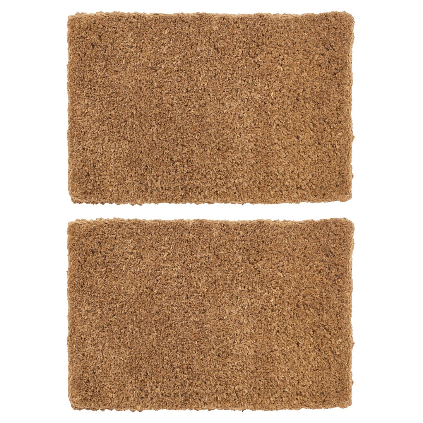Premium Handmade Coir Door Mats - Pack of Two