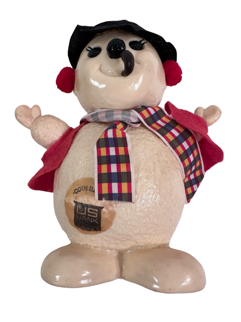 Vintage Frosty US Bank Coin Bank