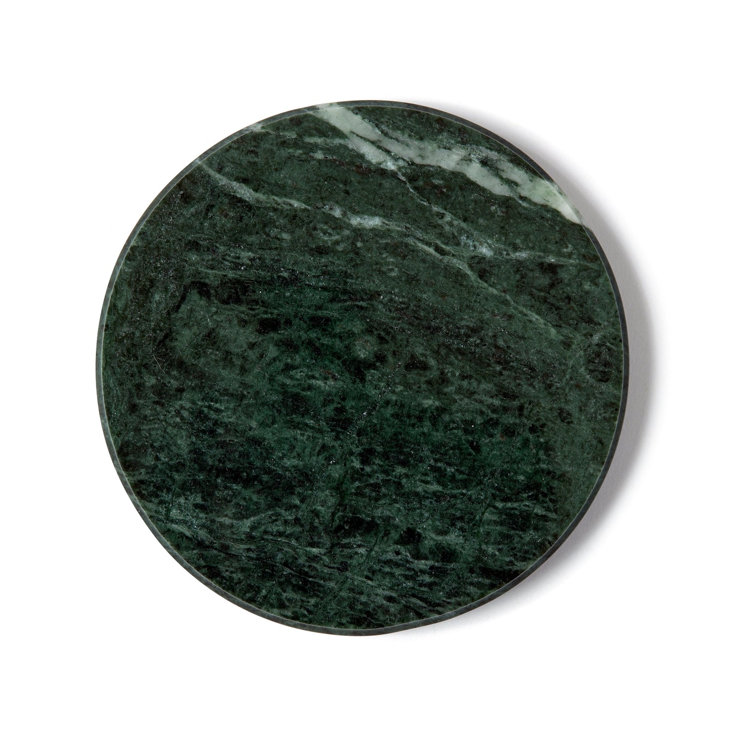 12pc Rectangle Marble Placemats & Round Coasters Set - 30cm x 20cm - Green