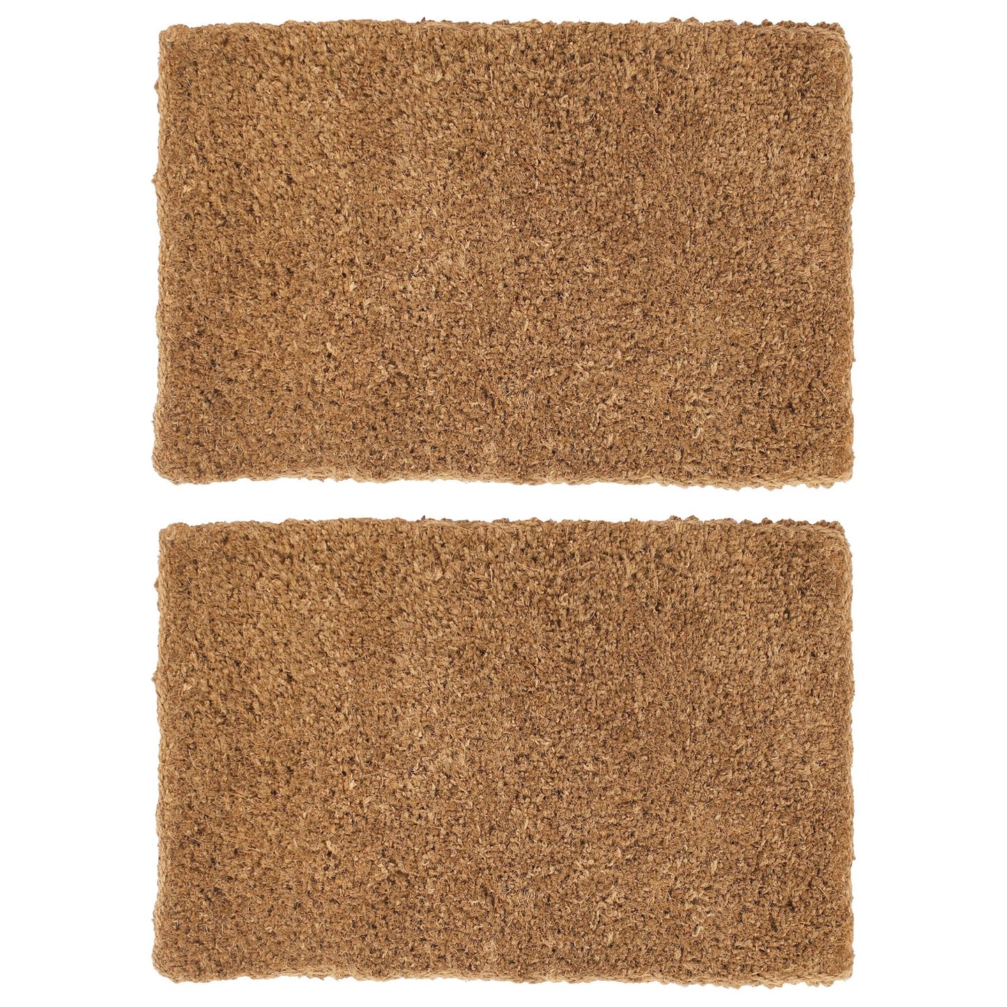 Premium Handmade Coir Door Mats - Pack of Two