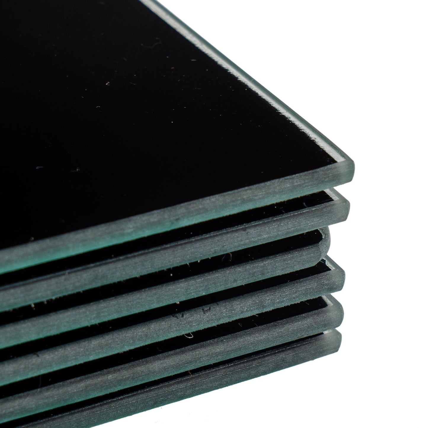 12pc 40cm x 30cm Glass Placemats & Coasters Set