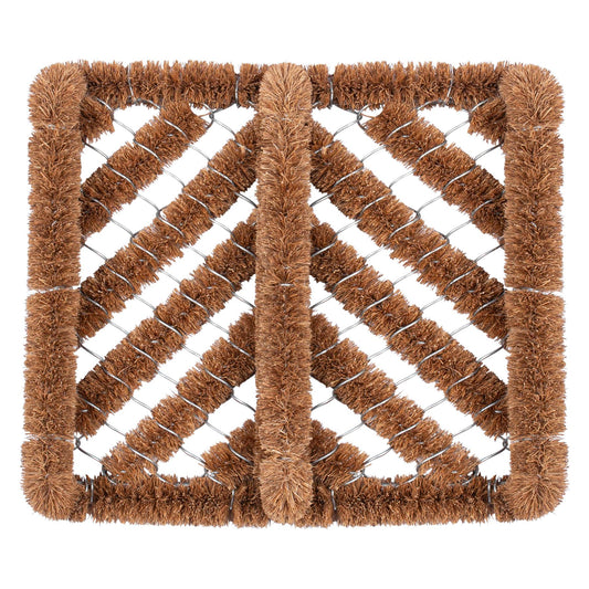 35cm x 30cm Natural Coir Scraper Door Mat