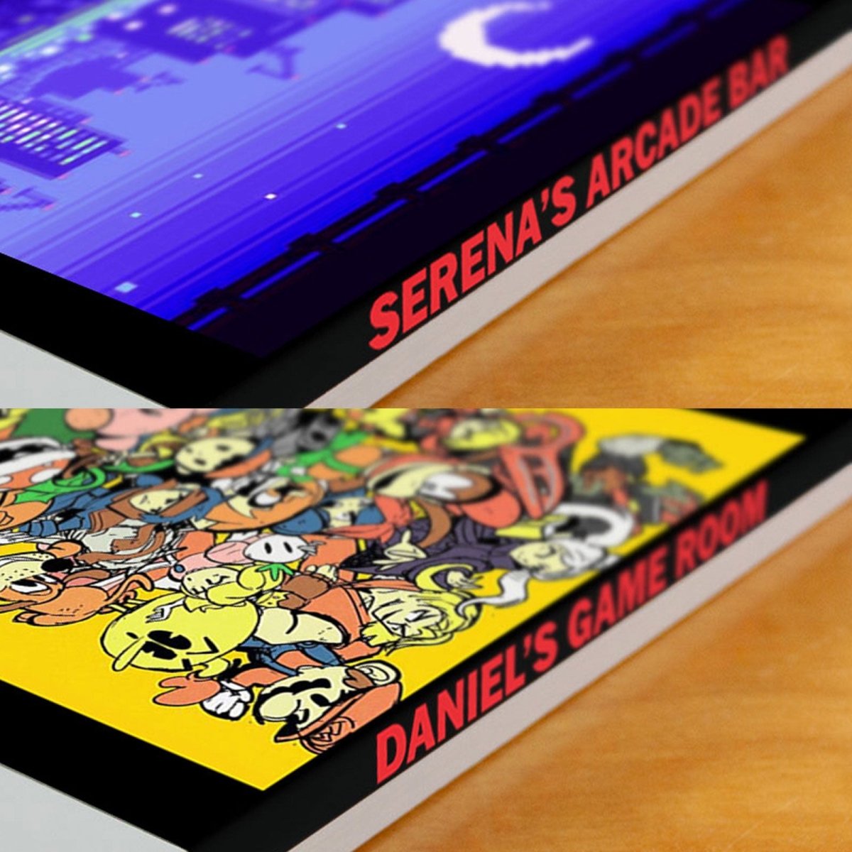 Wooden Table - Classic Game Cartridge - Custom
