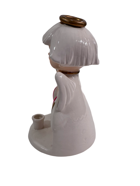 Inarco Vintage Praying Angel Candle Holder